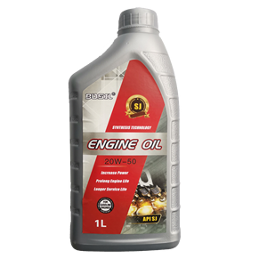 Botella de plástico de fábrica de 1l aceite mineral aceite de motor de gasolina barato SJ 20w50 - Product Image 1