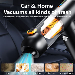 4-in-1 고성능 무선 충전식 차량용 진공 청소기, 휴대용 미니 가정용 에어 더스터 겸용 ABS 소재 - Product Image 3