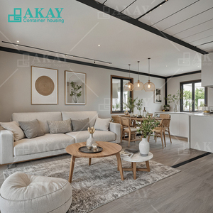 Modern Living <strong>Room</strong> 2 Bedroom Modular House Hotel Office Foldable Portable Mobile House Prefabricated Homes Container House - Product Image 4