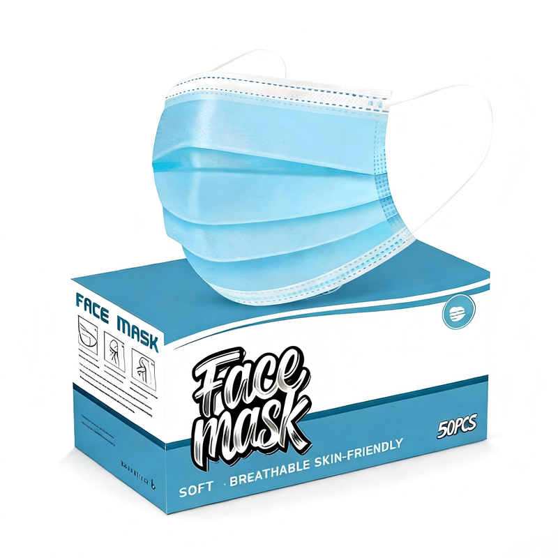 Protection Mask 3 layer Breathable Lightweight