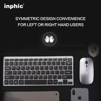 Set Keyboard dan Mouse Isi Ulang Kustom Tipe C Keyboard dan Mouse Bahasa Arab dan Inggris untuk iPad