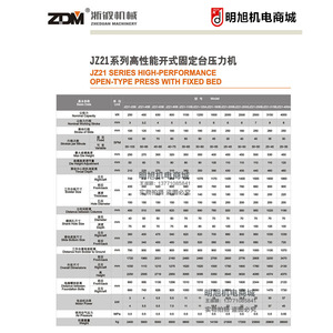 เครื่องตอกโลหะแบบตั้งโต๊ะชนิดเปิด Zhejiang Forging & Press รุ่น JZ21-160 ระบบกลไก 380V สำหรับงานโลหะ - Product Image 3