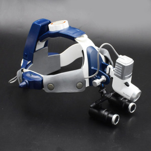 Lampada a testa elettrica portatile ad alta luminosità ad alto ingrandimento per orecchio occhio naso e gola strumenti chirurgici 5W - Product Image 3