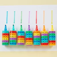 Arithmétique Apprentissage Enfants Enfants Jouets Marqueurs Surligneurs Puzzle Nouveauté Numérique Cube Design Marqueur pour Étudiant