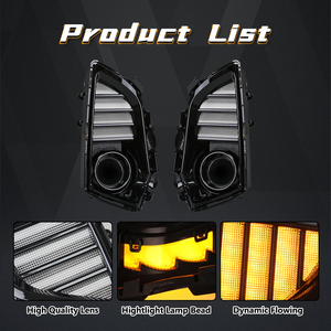 2PCS Feux antibrouillard LED DRL pour Toyota Yaris Ativ Vios 2022 2023, feux <span class=keywords><strong>de</strong></span> jour, couvre-<span class=keywords><strong>phare</strong></span> avant, faisceau <span class=keywords><strong>de</strong></span> câbles 12V - Product Image 5