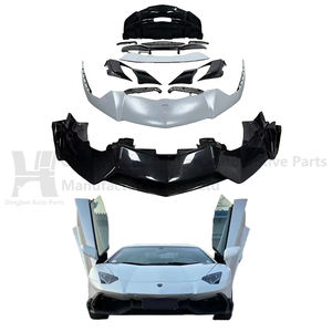 Para <span class=keywords><strong>Lamborghini</strong></span> <span class=keywords><strong>Aventado</strong></span> LP700 LP720 LP750, estilo MSY mejorado, Kit de cuerpo de parachoques trasero de fibra de carbono seco de alta calidad - Product Image 1