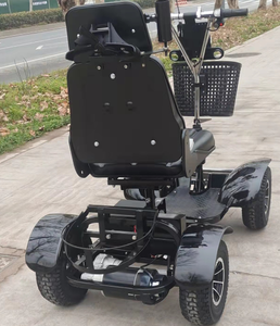 Hot 4 Wheel Drive Golf <span class=keywords><strong>Buggy</strong></span> Folding Điện Một Chỗ Ngồi Golf Giỏ Hàng - Product Image 4