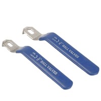 Poignée de vanne à boisseau sphérique en acier inoxydable DN15 DN20 DN25 DN32 DN40 DN50 DN65 DN80, poignée de remplacement pour robinet de tuyau d'eau