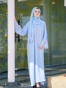 Abaya da <span class=keywords><strong>Donna</strong></span> di Dubai <span class=keywords><strong>per</strong></span> Matrimoni, <span class=keywords><strong>Abbigliamento</strong></span> Islamico e Accessori, Abito Musulmano <span class=keywords><strong>per</strong></span> Ricevimenti, Abito da Cerimonia - Product Image 6