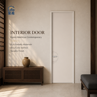 Porte intérieure en bois sur mesure, porte de chambre moderne et simple, porte insonorisée et anti-étirement pour villas, appartements, hôtels