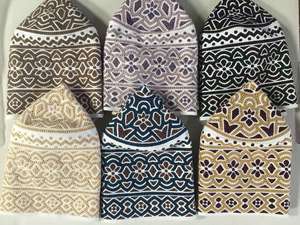 जैक्वार्ड कपास पुरुषों की जातीय टोपी पूजा के लिए लोकप्रिय क्लासिक मुस्लिम टोपी - Product Image 5