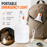 Lanterne de camping LED rechargeable par USB 8W 10W 15W 20W, lumière d'urgence haute luminosité, lampe suspendue portable pour la pêche en plein air