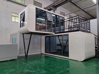 Cabaña Modular Prefabricada de Lujo para Hotel Ecológico, Glamping, Campamento y Alojamiento Vacacional