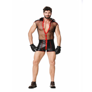 Costume de Pirate Sexy pour adulte, Costume de fête pour homme, uniforme de Performance pour Club amusant - Product Image 2