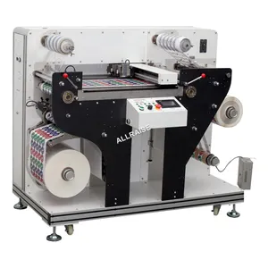 Automatic Digital Roll To Roll Sticker Label Die Cutter Machine Adhesive Paper Label Slitting Cutting Machine
