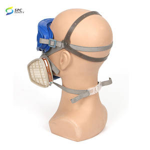 Hochwertige Sprüh farbe Toxic Chemical Mining Arbeitsplatz Sicherheit Schutz Halb gesicht Gesichts maske Gasmaske mit Schutzbrille - Product Image 6