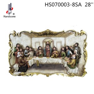 La última cena colgando de la pared decoración del hogar resina religiosa <span class=keywords><strong>católica</strong></span> <span class=keywords><strong>artículos</strong></span> de artesanía - Product Image 2