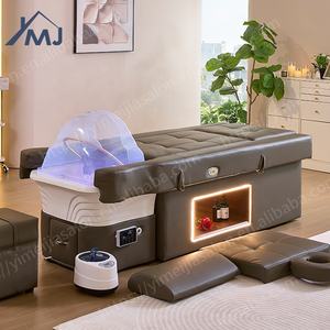 Japanischer Massage salon Elektrischer Wassertherapie-Pediküre-Stuhl und Shampoo-Kopf-Spa-Bett - Product Image 2