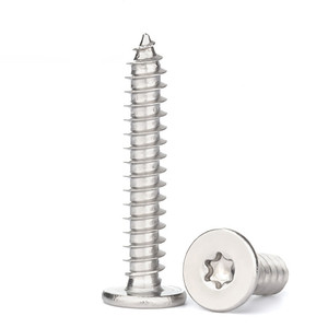 สกรูเกลียวปล่อยหัว Torx แบนพิเศษ คุณภาพสูง ยี่ห้อ NINDEJIN เกรด A2-70 ผลิตจากเหล็กกล้าไร้สนิม 304 - Product Image 4
