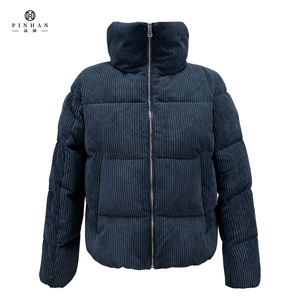 Manteau bouffant à rayures verticales pour jeune garçon Vêtements décontractés Personnalisation de l'usine <span class=keywords><strong>Veste</strong></span> chaude en duvet de canard blanc pour hommes - Product Image 1