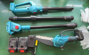 Scie à chaîne électrique sans fil à longue portée pour jardinage industriel, scie à branches hautes, personnalisable OEM, <span class=keywords><strong>batterie</strong></span> au lithium 300W, tige d'extension - Product Image 2