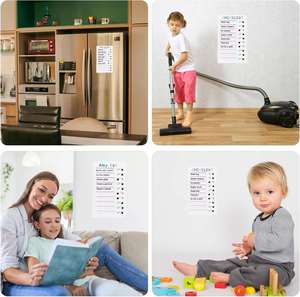 Tableros Magnéticos en Blanco para Listas de Tareas, Tableros de Lista de Tareas para Niños con Pegatinas de 4 Colores, Tabla de Tareas Adhesiva, Lista de Tareas Diaria - Product Image 6