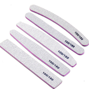 Mini <b>Nail</b> <b>File</b> Emery Board 100 180 240 Grit Fine Natural <b>Nails</b> Manicure Salon Buffing Polishing Shaping Sanding Beauty Tool - Product Image 3