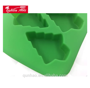 Práctico molde para hornear de silicona con forma de árbol de Navidad, excelente para pastel, jabón, gelatina, Material de resina ecológico, características <span class=keywords><strong>3D</strong></span> - Product Image 6