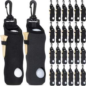 Pochette porte-balles de golf personnalisée avec logo, porte-tee, porte-clés, clip ceinture, sac de transport de golf pour femmes, hommes, cadeaux - Product Image 1