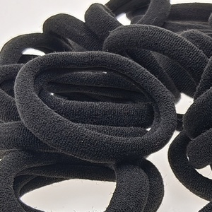 50 Pièces de Supports pour Queue de Cheval en Silicone Noir Durable avec Impression par Transfert Thermique pour Cheveux Épais et Bouclés, pour Femmes et Hommes - Product Image 3