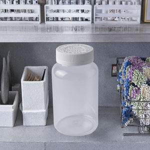 Bouteilles de pilules en plastique PET transparent de 100 cc à 500 cc, bouchon à vis sous pression, impression sérigraphique, emballage pharmaceutique pour médicaments liquides - Product Image 3