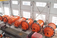 1TPH Broyeur de charbon de gypse Moulin à tige Usine de ciment Rectifieuse industrielle portable 900*1800 Moteur à courant alternatif Offre Spéciale d'engrenage