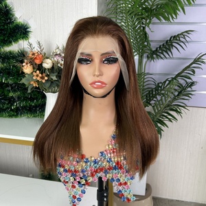 SDD 5x5 Vietnam Bone Straight Bob <b>Wig</b> 100% Human Hair Glueless <b>Wig</b> Super Double Drawn - Product Image 1