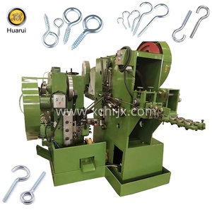 Tornillo de ojo Gancho de techo Máquina de perno de tornillo Acero S/J/L/O Máquinas de gancho Máquina automática de fabricación roscada de gancho de ojo de pez - Product Image 3