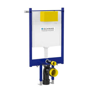 Módulo de Inodoro Suspendido Schwab con Cisterna Integrada Duplo WC 199 Slim Válvula de Descarga de 3-6 Litros - Product Image 1