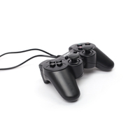 Manette de jeu à vente chaude pour PC, ordinateur de bureau, ordinateur portable avec moteur de vibration, chaque joystick est un télécommande de jeu