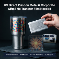Imprimante UV DTF à plat multifonctionnelle A3 pour la personnalisation de cartes, de coques de téléphone et de supports cylindriques en acrylique