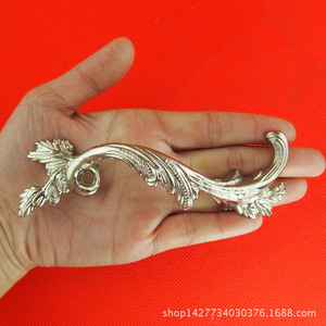 Furniture Handle Zinc Alloy 128mm Length Traditional Style Cabinet Drawer Handle Durable Bar Shape - Product Image 4