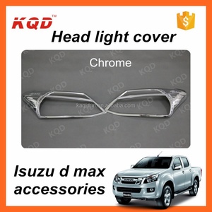 Cubierta de Faro Delantero en Negro Mate y Cromo para Dmax, Accesorios 4x4, Kit de Carrocería para Isuzu Dmax - Product Image 5