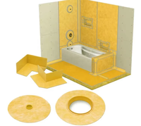 Membrane d'étanchéité composite renforcée de fibres PE PP (polyéthylène polypropylène) avec couche de tissu non tissé anti-infiltration