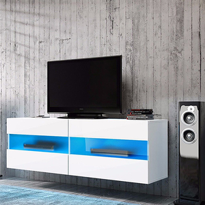 Moderno 65 <span class=keywords><strong>pollici</strong></span> luce a LED camino elettrico <span class=keywords><strong>TV</strong></span> Stand <span class=keywords><strong>in</strong></span> legno <span class=keywords><strong>TV</strong></span> Console con vetro per uso domestico camera da letto - Product Image 3