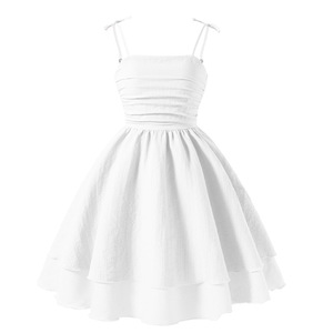 Vestido <span class=keywords><strong>de</strong></span> princesa con tirantes para <span class=keywords><strong>niñas</strong></span> <span class=keywords><strong>de</strong></span> primavera y verano, vestido <span class=keywords><strong>de</strong></span> fiesta rosa con volantes y falda en capas, traje <span class=keywords><strong>de</strong></span> boda <span class=keywords><strong>de</strong></span> cumpleaños para niña <span class=keywords><strong>de</strong></span> las flores - Product Image 6