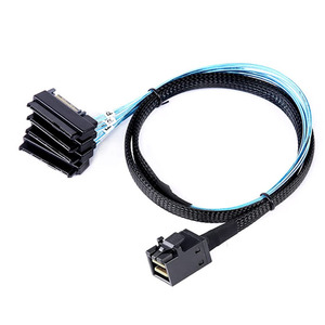 Cavo interno Mini SAS HD SFF-8643 da <span class=keywords><strong>1</strong></span> metro a 4 <span class=keywords><strong>x</strong></span> 29 pin SAS SFF-8482 - Product Image 3
