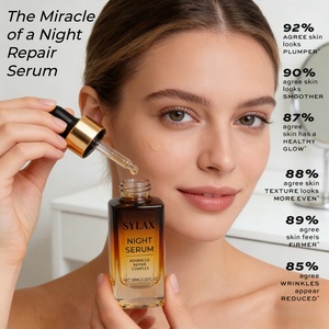 Siero Notturno OEM ODM Etichetta Privata 30ML con Acido Ialuronico e Peptidi, Leviga e Rimpolpa, Anti-Età, Riparatore, Vendita all'Ingrosso - Product Image 5