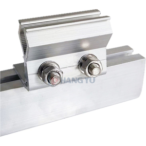 Năng lượng mặt trời Bộ dụng cụ màu thép ngói lịch thi đấu kim loại mái móc Hợp kim nhôm tuyết khóa Clip có thể điều chỉnh gạch phổ kẹp - Product Image 1