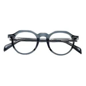 厂家批发北欧新款设计师醋酸外贸长方形近视框眼镜方脸可戴