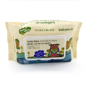 Xylitol Essence Baby Wipes Cleaning Wet Tissue Wipes Best Selling Manufacture Product Sensitive Skin Moisturizer PH Balanced