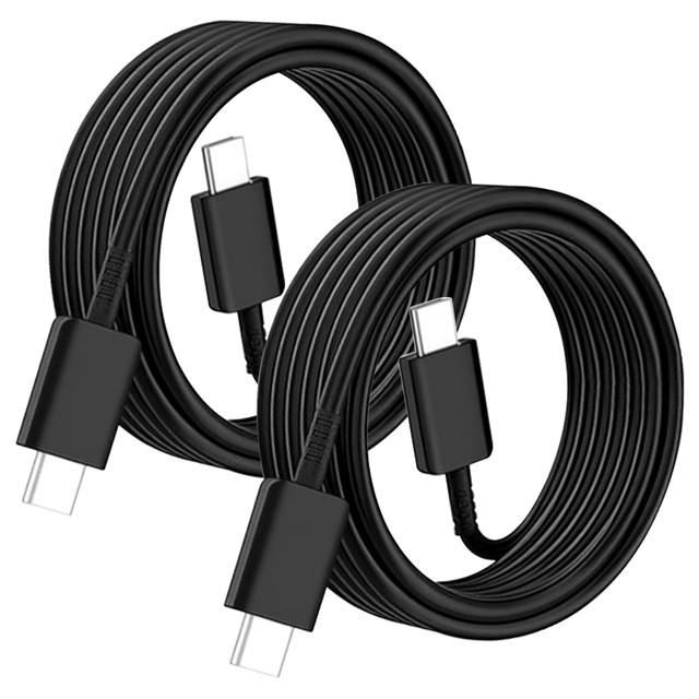 High Quality Fast Charging Type-c to Type-c Data Cable for Samsung Galaxy S23 S24 S25 Ultra Dual Type-C 1M Data Transfer Cable