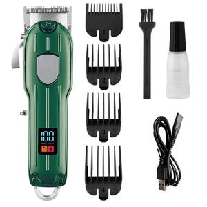 Recortadora de Pelo Profesional con Logotipo Personalizado, Inalámbrica, Recargable por USB, de Acero Inoxidable, Resistente al Agua IPX8, con Batería de 1200 mAh, para Uso Comercial - Product Image 5