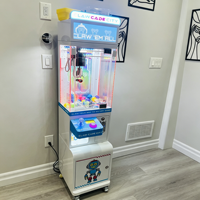 Machine à griffes à entretien facile avec accepteur de billets pour centre commercial, jeu de grue à monnayeur pour peluches